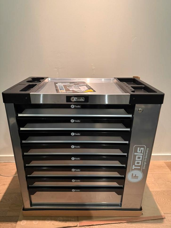 Gereedschapswagen gevuld, Doe-het-zelf en Bouw, Gereedschapskisten, Nieuw, Gevuld, Ophalen