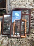 Chassis et porte fenêtre à donner, Double vitrage, 120 à 160 cm, Fenêtre de façade ou Vitre, Enlèvement