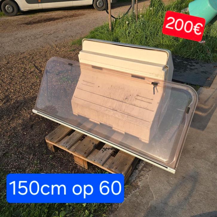 150 ramen raam venster caravan wisselstukken foodtruck bouw, Tuin en Terras, Terrasdelen en Vlonders, Ophalen