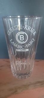 Verre Gueuze-kriek Cantillon, Enlèvement ou Envoi, Comme neuf, Verre ou Verres, Autres marques