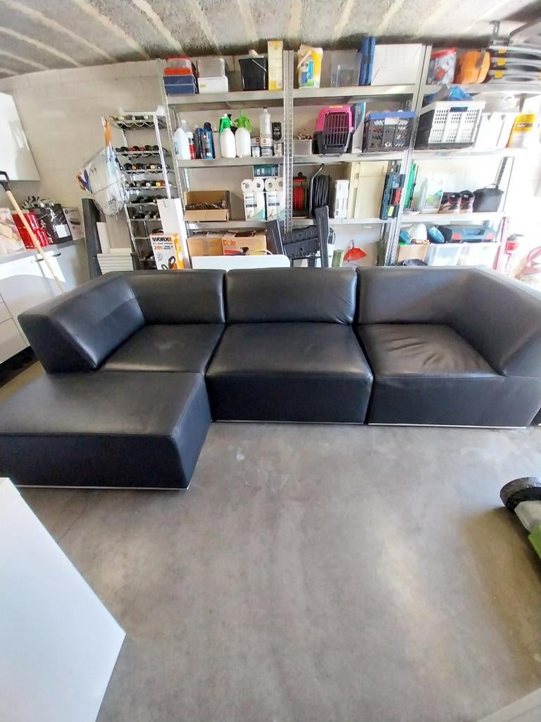 Canapé en cuir de très bonne qualité., Maison & Meubles, Canapés | Coins salons complets, Enlèvement, Cuir