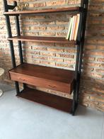 Vintage midcentury boekenrek wandmeubel Simpla lux, Ophalen, Gebruikt