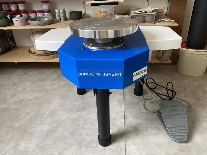 Shimpo Whisper-T, draaischijf, Hobby en Vrije tijd, Pottenbakken, Zo goed als nieuw, Ophalen