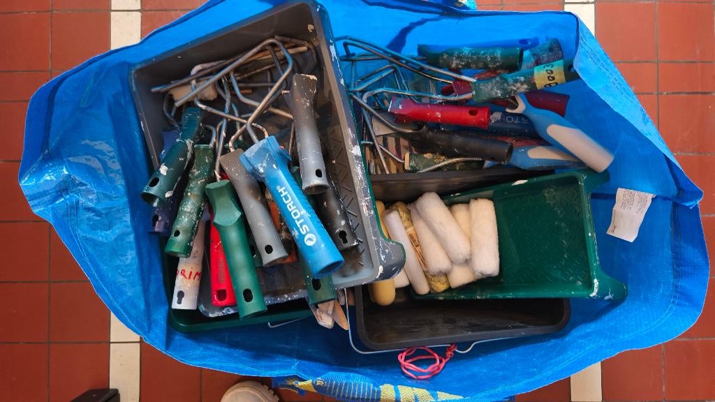 Gros assortiment de matériel de peinture, Enlèvement, Utilisé, Autres types