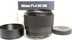 Sigma 56 mm f/1,4 DC DN Contemporary (micro-quatre tiers), TV, Hi-fi & Vidéo, Enlèvement ou Envoi, Comme neuf, Téléobjectif