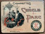 CIGARETTES/CERCLE DU PARC/BRUXELLES/Ancienne boîte à tabac, Collections, Marques & Objets publicitaires, Enlèvement ou Envoi, Comme neuf