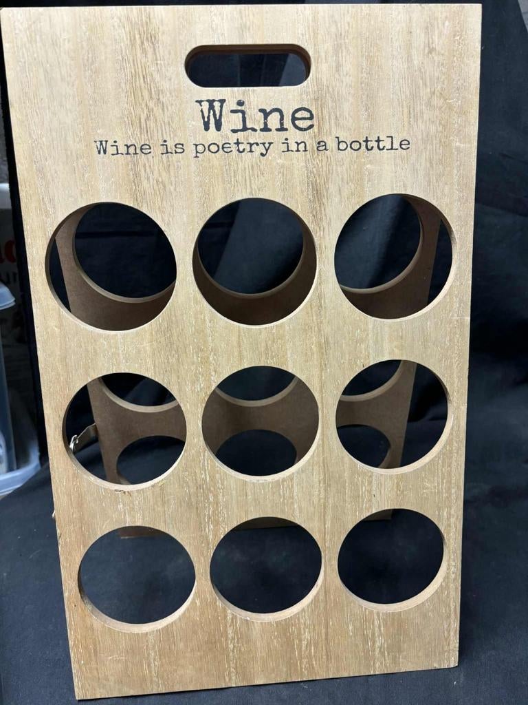 Casier à vin en bois de qualité, Maison & Meubles, Enlèvement