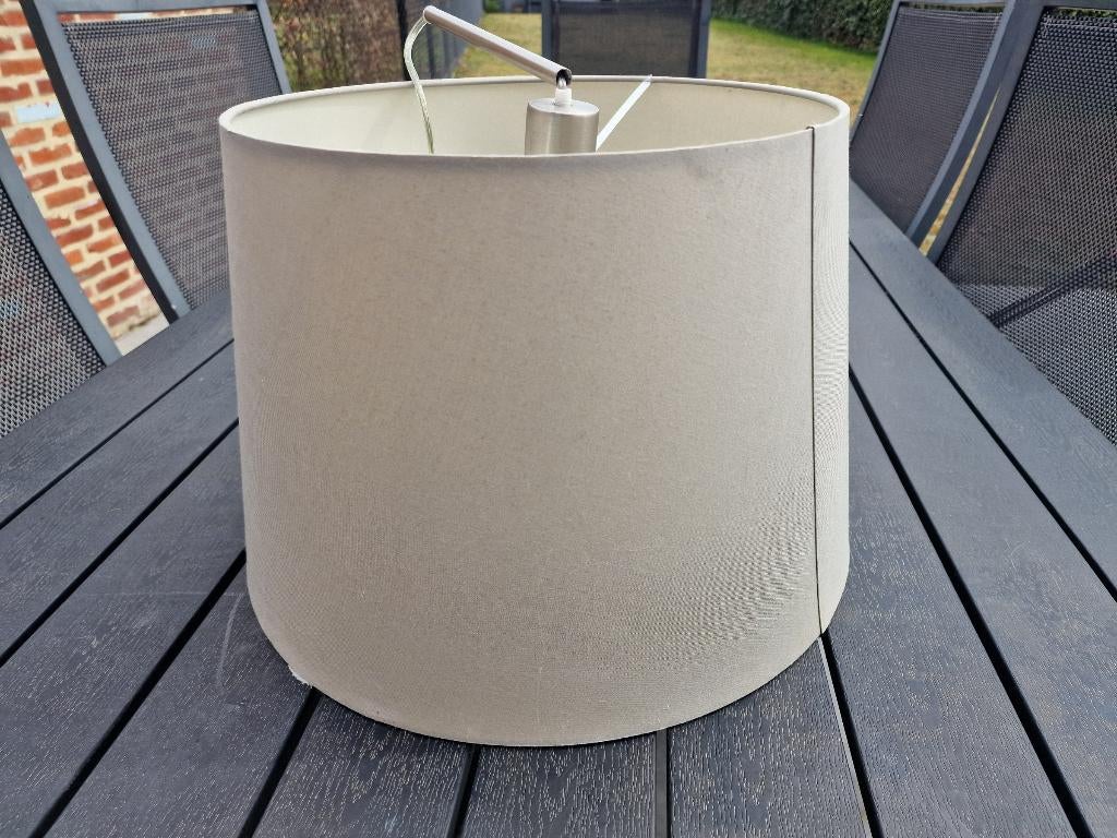 lampenkap 35-45cm grijs, Maison & Meubles, Lampes | Abat-jour, Gris, 25 à 50 cm, Rond, Comme neuf