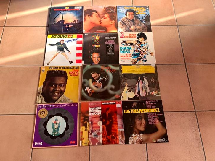 Bundel vinylplaten – mooie mix  klassiek, wereldmuziek, Cd's en Dvd's, Vinyl | Verzamelalbums, Zo goed als nieuw, Klassiek, Ophalen