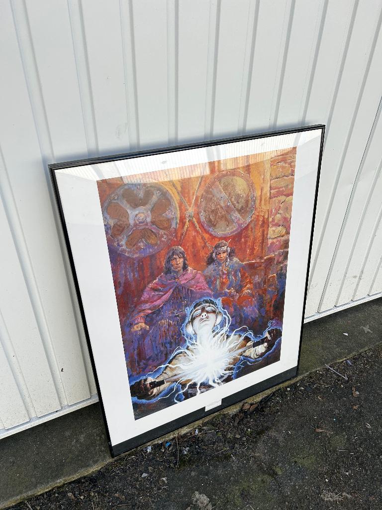 Affiche Thorgal dans cadre 78 x 65 cm, Enlèvement