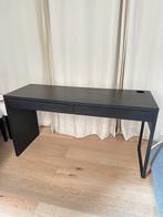 Bureau IKEA noir avec 2 tiroirs – grand modèle en bon état, Autres types, Autres styles, Comme neuf, IKEA