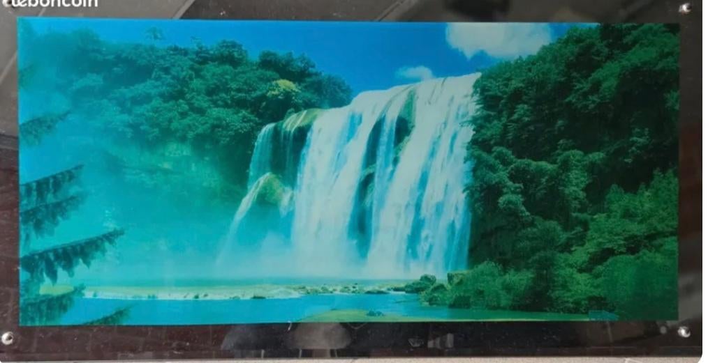 Cadre miroir qui s'allume sur secteur, Enlèvement, Comme neuf, Rectangulaire