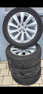 4 originele velgen en banden voor Volkswagen Sharan 7n, Auto-onderdelen, Ophalen, 18 inch, Gebruikt, Banden en Velgen
