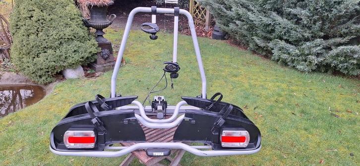 Thule Europower 916 fietsendrager voor 2-ebikes als nieuw!, Auto diversen, Fietsendragers, Zo goed als nieuw, 2 fietsen, Brede banden