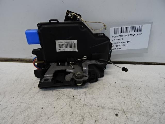 SERRURE DE PORTE ARRIÈRE GAUCHE Touran (1T1 / T2), Utilisé, Arrière, Volkswagen