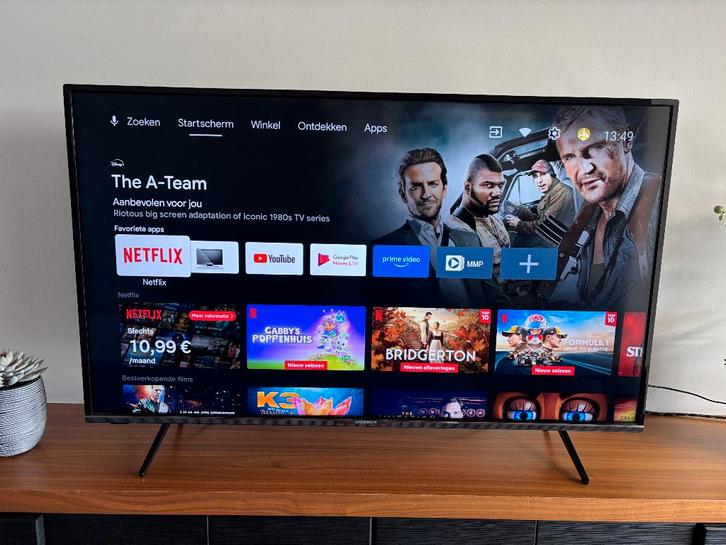 Smart tv ,Medion  scherm 50 inch Wifi  You Tube Netflix enz., TV, Hi-fi & Vidéo, Télévisions, Comme neuf, LED, 100 cm ou plus