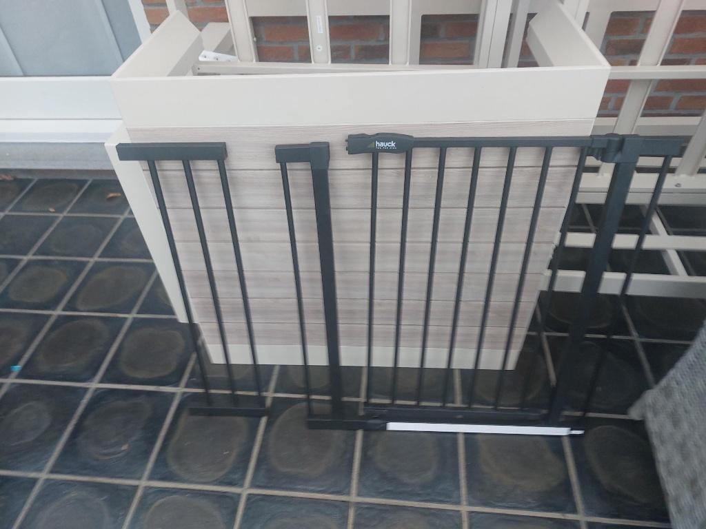 traphekje, Kinderen en Baby's, Traphekjes, Ophalen, Aluminium, Zo goed als nieuw, Klemhekje