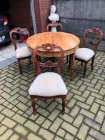 Table ancienne avec 4 chaises, Enlèvement