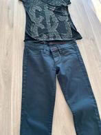 Zwarte broek en tshirt Calvin Klein, Kleding | Dames, Zwart, Ophalen of Verzenden, Korte mouw, Maat 36 (S)