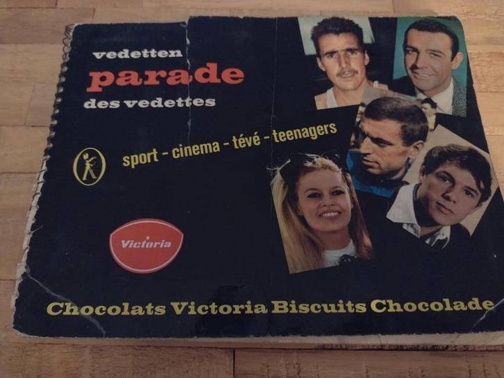 VEDETTEN PARADE VICTORIA (MERCKX-ROLLING STONES) Complet!, Collections, Photos & Gravures, Utilisé, Gravure, Autres sujets/thèmes