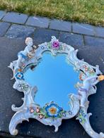 Zeer mooi romantisch spiegeltje, Antiek en Kunst, Ophalen of Verzenden, Overige vormen, Minder dan 50 cm, Minder dan 100 cm