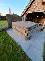 Jacuzzi Balboa double dutch silver marbel, Tuin en Terras, Bubbelbaden en Hottubs, Ophalen, Gebruikt, Trap, Vast