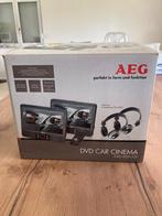lecteur DVD portable AEG pour voiture - 2 écrans, TV, Hi-fi & Vidéo, Autres marques, Enlèvement ou Envoi, Utilisé, Lecteur DVD