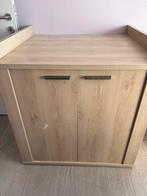 Commode en kleerkast in eik fineer, Ophalen, Gebruikt