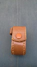 Pochette en cuir pour oreillettes – Vintage, Enlèvement ou Envoi, Utilisé, Autres types