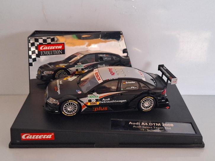 Carrera Evolution Audi A4 DTM 2008 ABT Timo Scheider, Kinderen en Baby's, Speelgoed | Racebanen, Nieuw, Racebaan, Elektrisch, Carrera