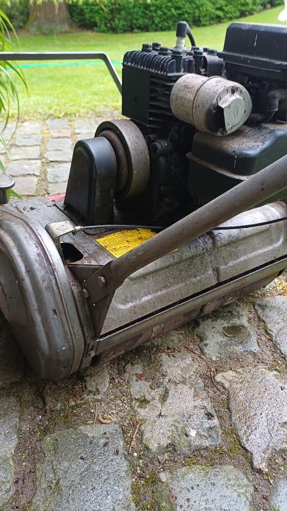 Grasmachine met rol., Tuin en Terras, Ophalen, Gebruikt