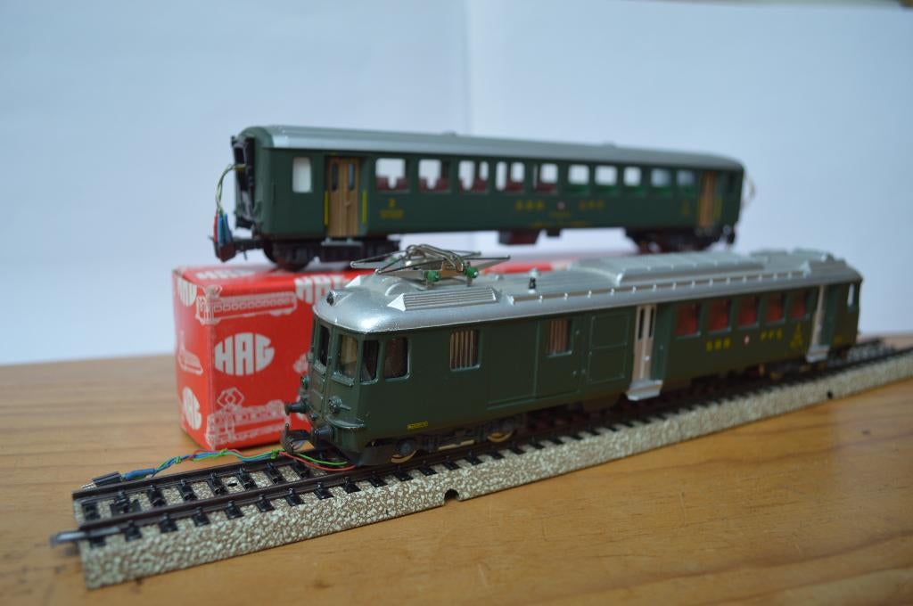 HAG150 + 400 : presque nouveau DIGITAL+LED +AC, Enlèvement ou Envoi, Courant alternatif, Utilisé, Set de Trains