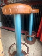 Originele barkrukken, Avec repose-pieds, 2 tabourets, Enlèvement, Utilisé