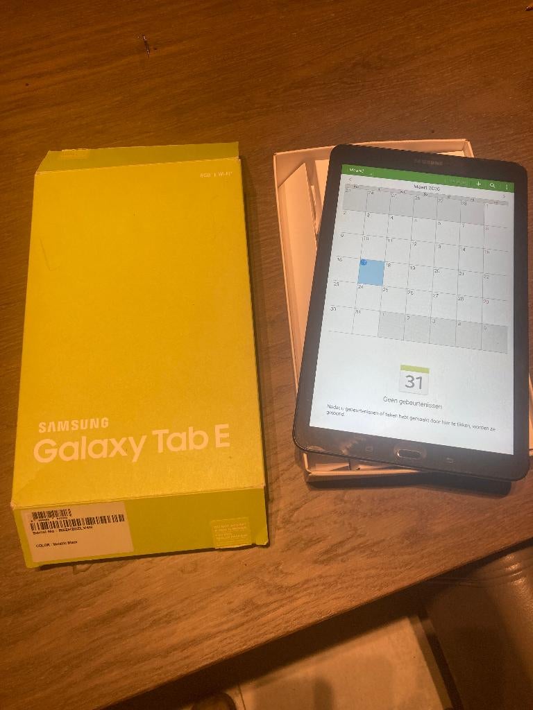 Samsung Galaxy Tab E tablet, Computers en Software, Samsung galaxy tablet, Gebruikt, Tab E, 16 GB