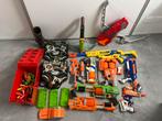 NERF JACKPOT 12 GEWEREN + UITRUSTING + MUNITIE, Ophalen, Gebruikt