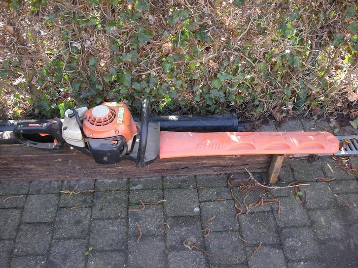 Haagschaar Stihl benzinemotor HS 81 R, Tuin en Terras, Heggenscharen, Gebruikt, Benzine, Ophalen