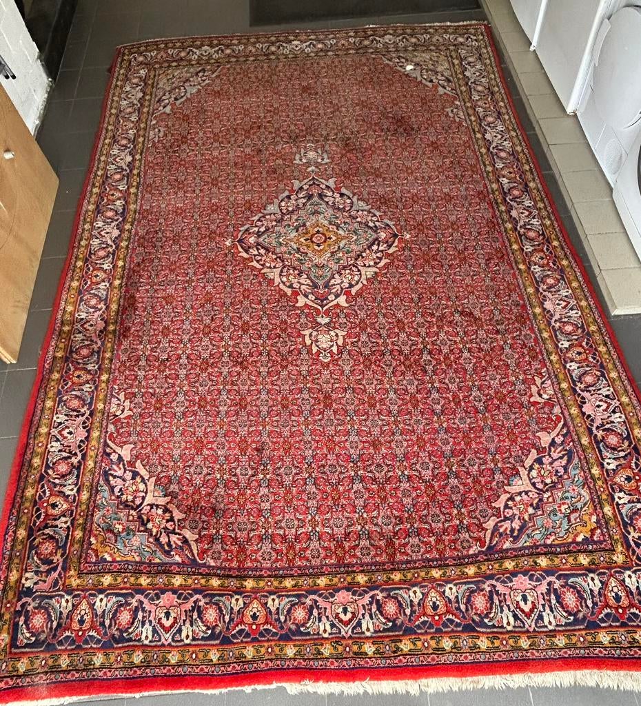 Perzisch Bidjar tapijt, Ophalen, 200 cm of meer, Zo goed als nieuw, 200 cm of meer