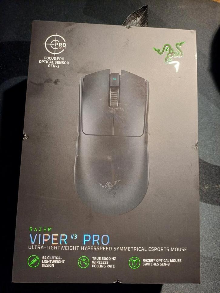 Razer Viper V3 Pro, Informatique & Logiciels, Souris, Comme neuf, Souris, Sans fil, Souris de gaming, Enlèvement ou Envoi