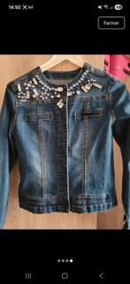 Veste en jeans, Kleding | Dames, Jassen | Zomer, Maat 38/40 (M), Ophalen of Verzenden, Zo goed als nieuw, Sans marque