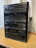 Zeldzame Sony Microketen MHC-3000 / FH-808R Vintage Hifi Set, Gebruikt, Tuner of Radio, Ophalen of Verzenden, Sony