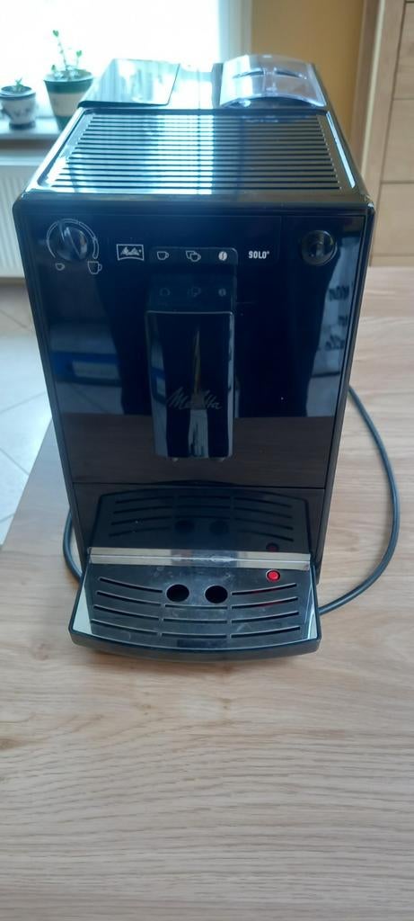 De solomachine van Melitta is uitgeschakeld.