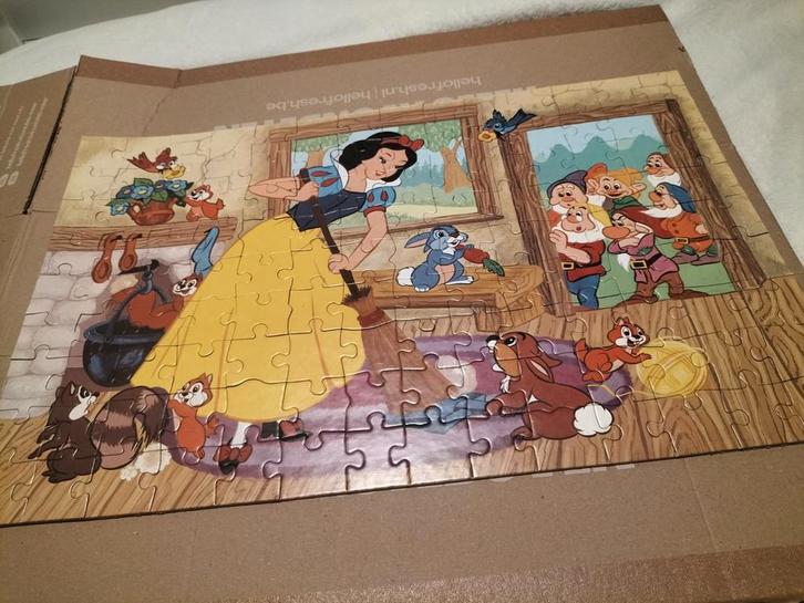 Puzzle Disney vintage Blanche-Neige et les Sept Nains, Enfants & Bébés, Jouets | Puzzles pour enfants, Comme neuf, Plus de 50 pièces