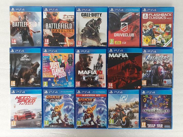 PS4 Games, Consoles de jeu & Jeux vidéo, Jeux | Sony PlayStation 4, Utilisé, Enlèvement ou Envoi