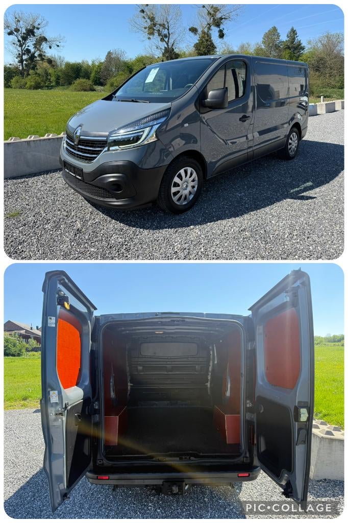 Renault Trafic 2.0L **Clim Gps Caméra Attelage**, Euro 6, Entreprise, Entretenue par le concessionnaire, Noir