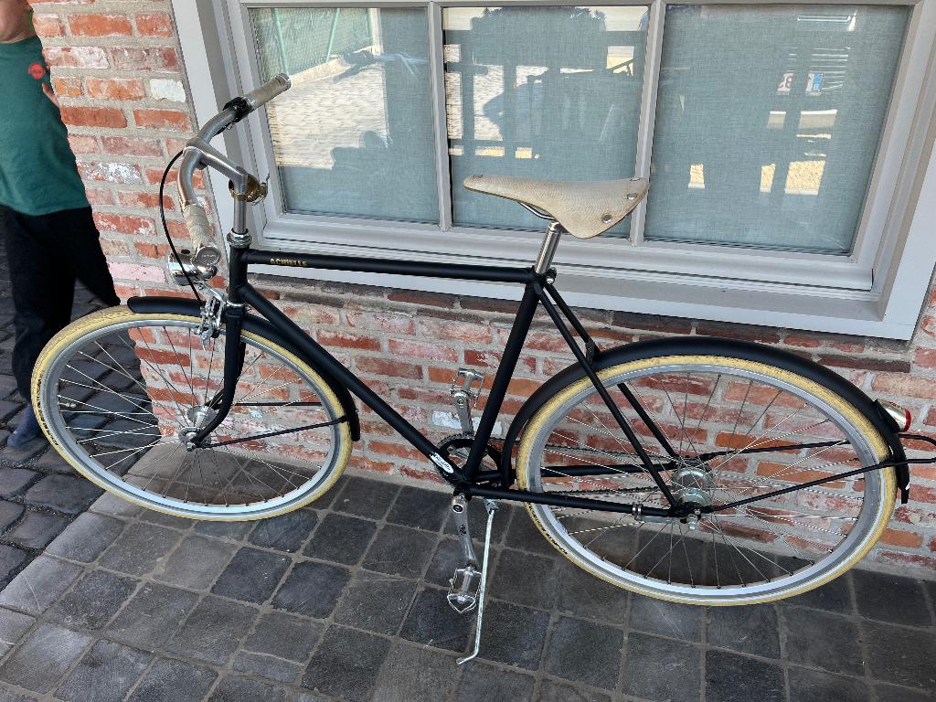 Fiets merk Achille type Basiel Retrolook, Fietsen en Brommers, Fietsen | Heren | Herenfietsen, Velgrem, Zo goed als nieuw, 57 tot 61 cm