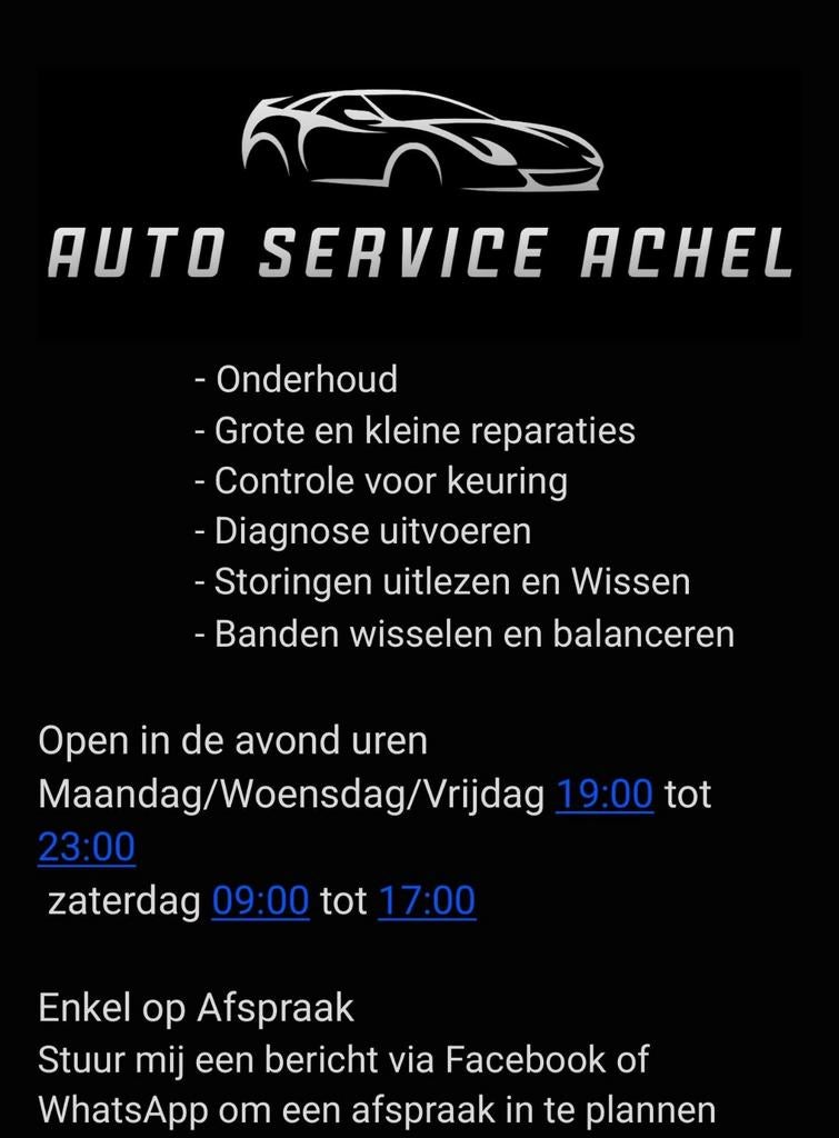 Auto Service/Onderhoud/Reparaties/ Banden, Autos : Divers, Produits d'entretien, Enlèvement