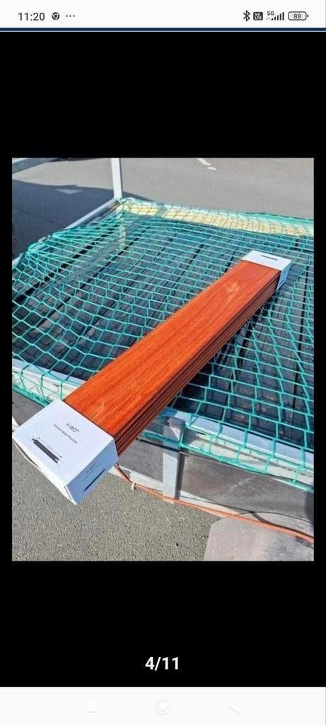 Étagère de façade Padouk, Bricolage & Construction, Bois & Planches, Enlèvement