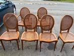 6 chaises en cerisier, dont 2 avec accoudoirs, Enlèvement