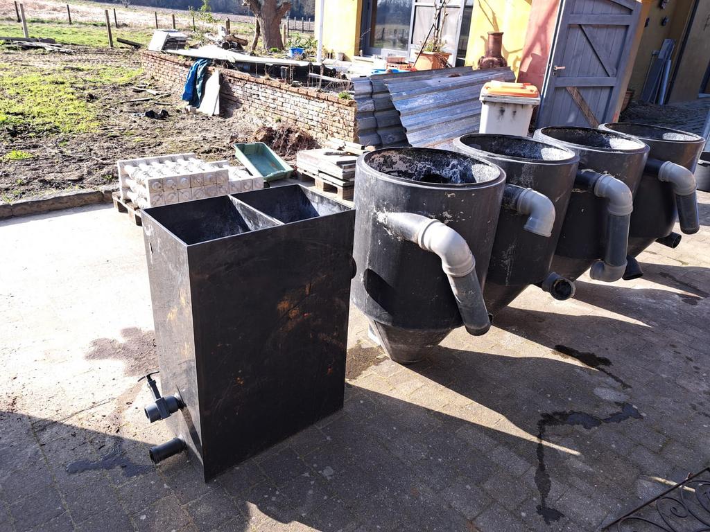 Koi filter, Ophalen, Gebruikt