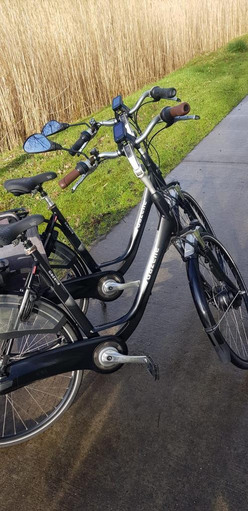 Setje Gazelle Orange Comfort Panasonic met Reserve batterij, Fietsen en Brommers, Elektrische fietsen, Gazelle, Ophalen